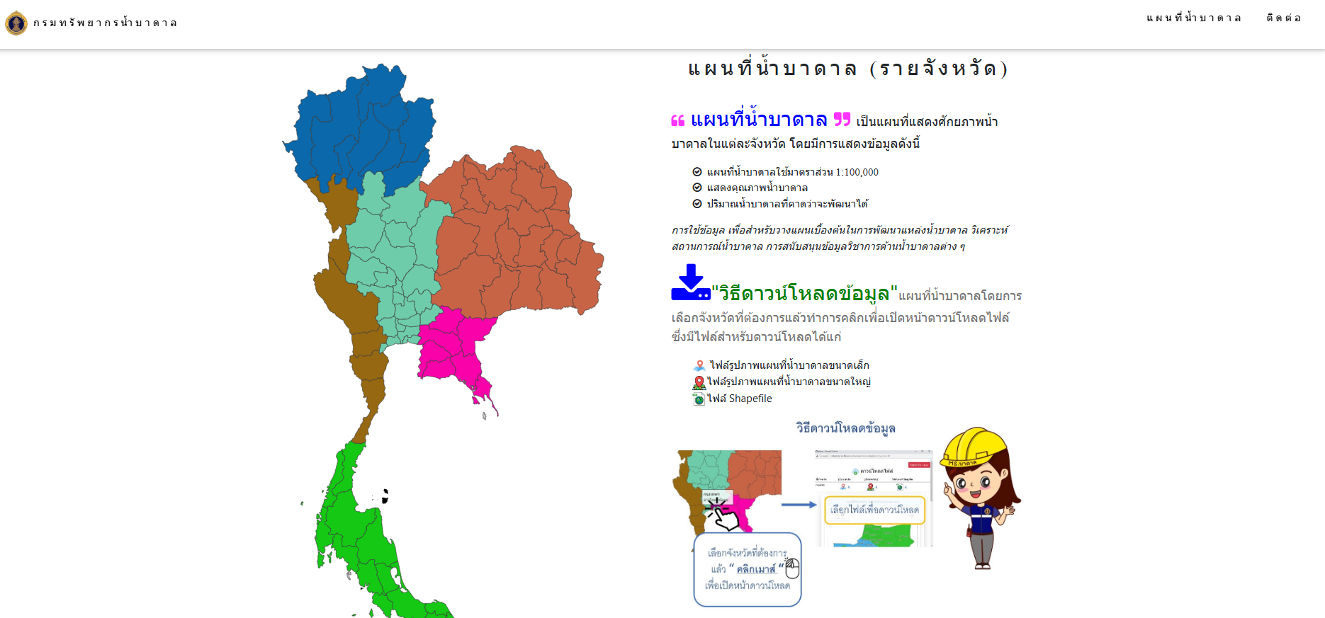แผนที่น้ำบาดาล
